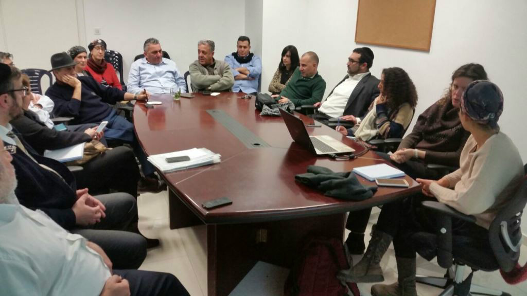 ישיבת מנהלי העירייה עם יועצת הנגישות