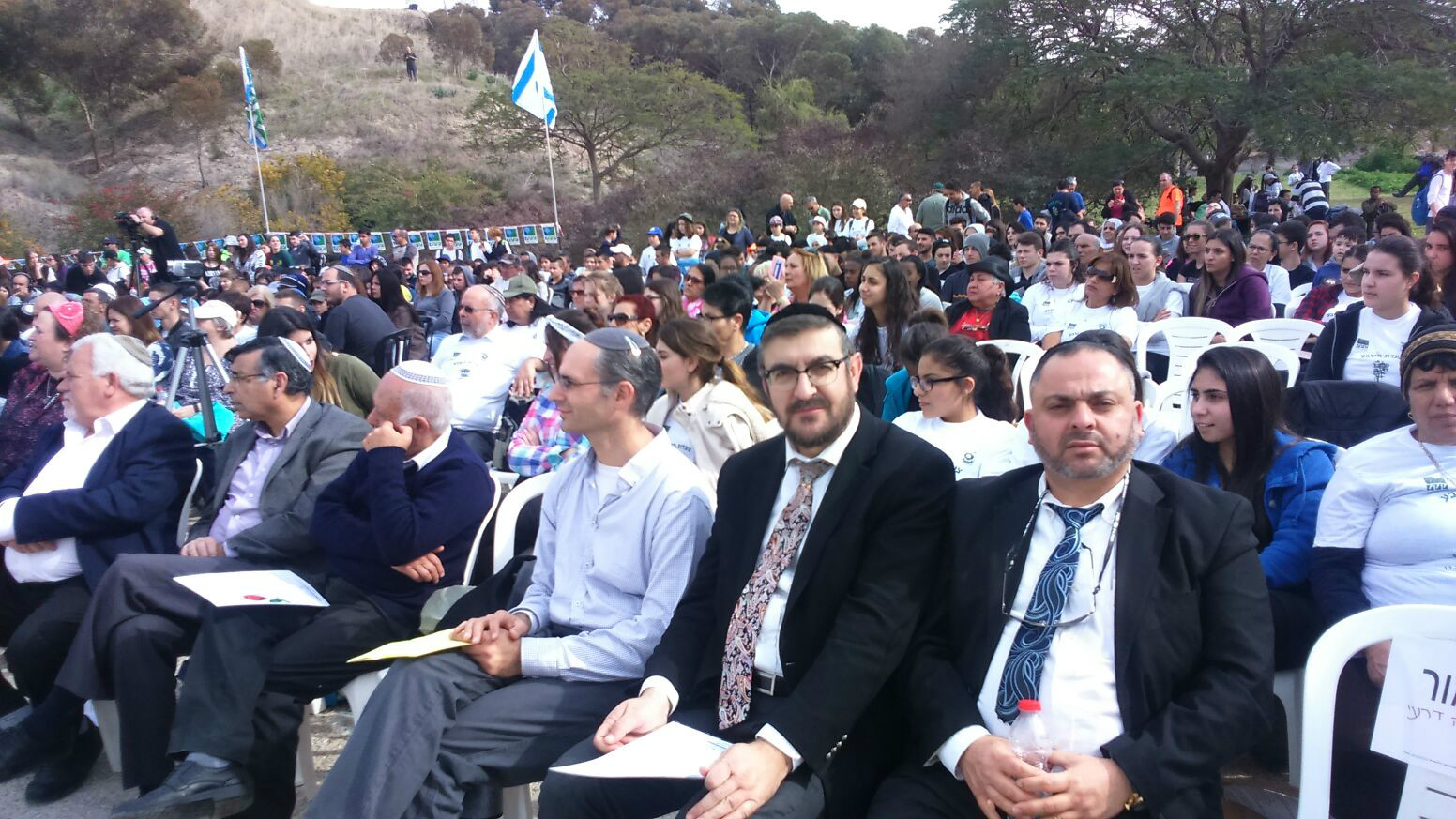 משתתפי הטקס