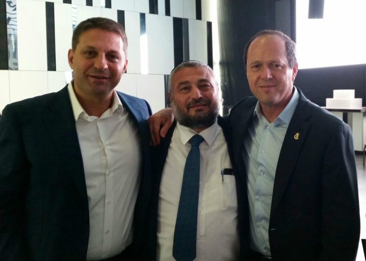 ראש העיר משה אבוטבול  עם יו